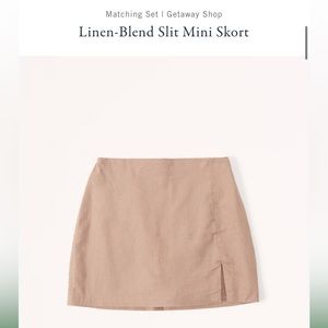 Abercrombie & Fitch Linen Skirt